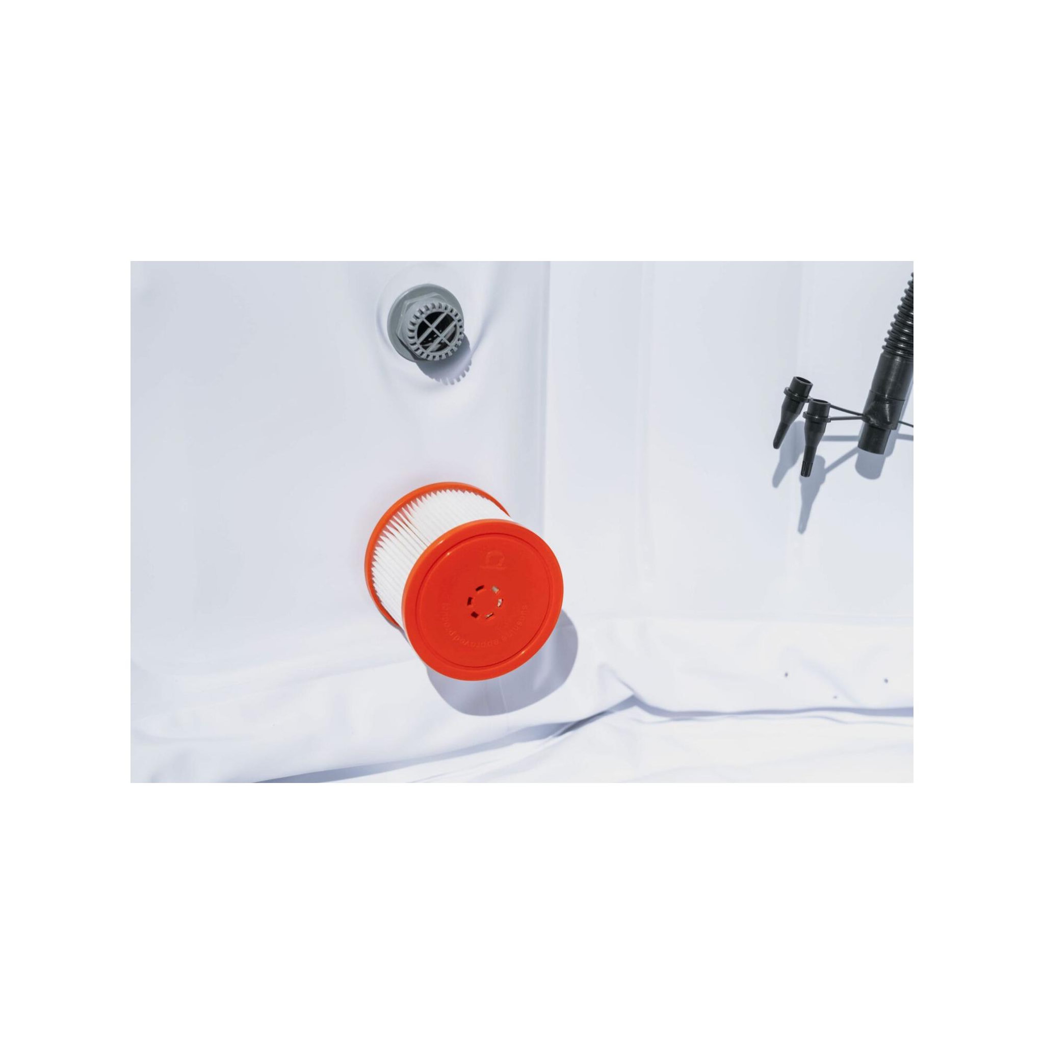 Voir la diapositive 5 : Ospazia Lot de 2 filtres pour spa gonflable - Ospazia - 10 x 8 x 10 cm - Compatible Sunspa et Spalounge
