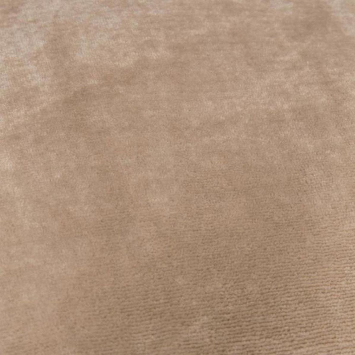 ATMOSPHERA Coussin en Flanelle Uni  Ollis  38x38cm Beige Lin