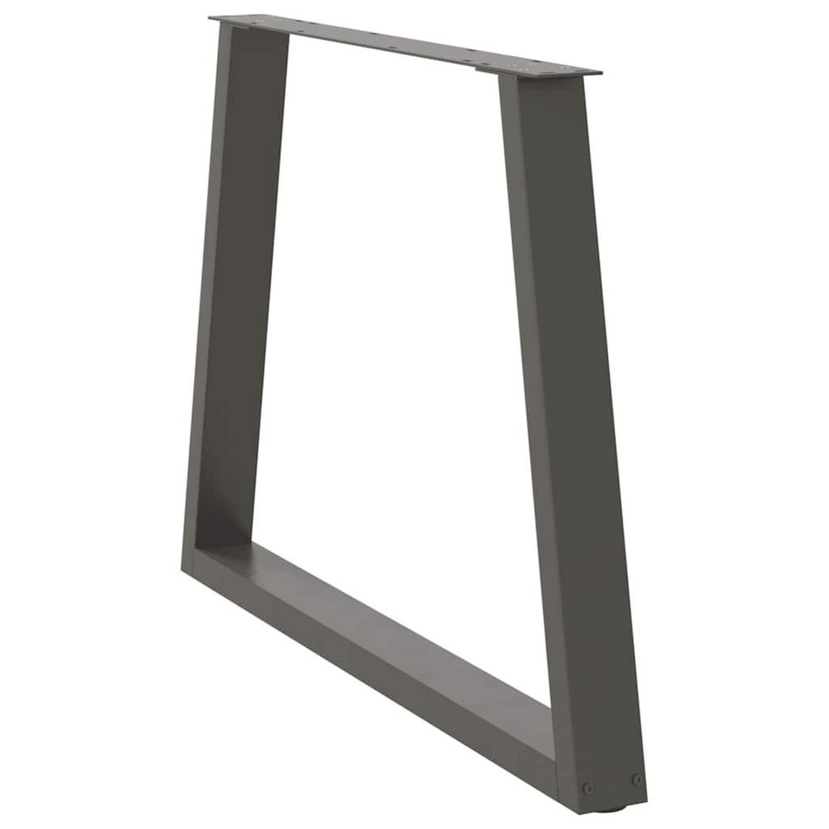 VIDAXL Pieds de table a manger forme de V 3 pcs 100x(72-73,3) cm acier