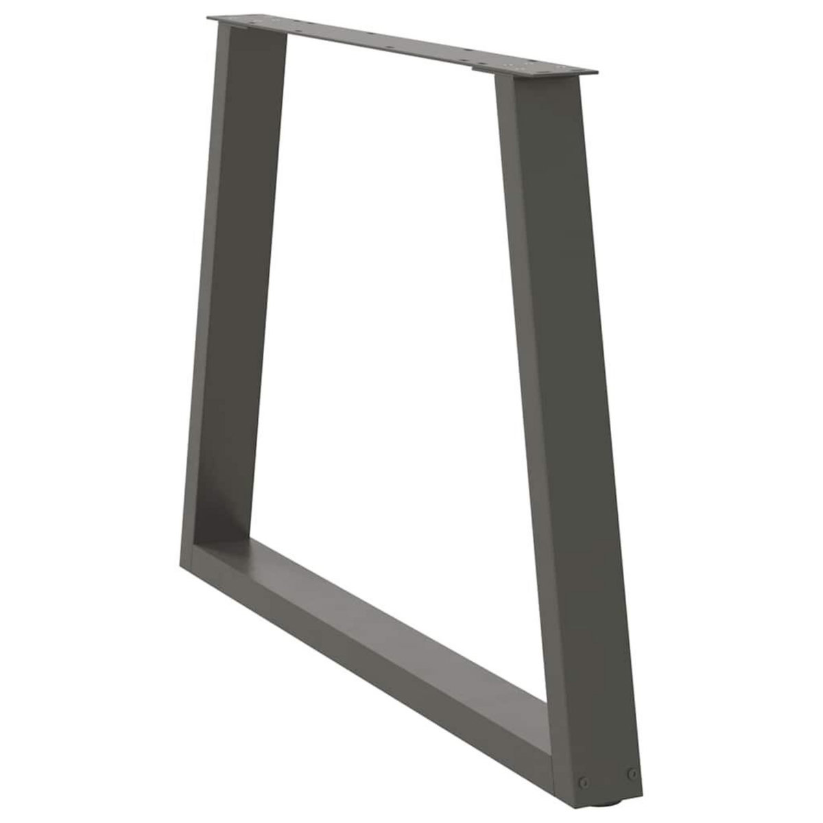 VIDAXL Pieds de table a manger forme de V 3 pcs 100x(72-73,3) cm acier