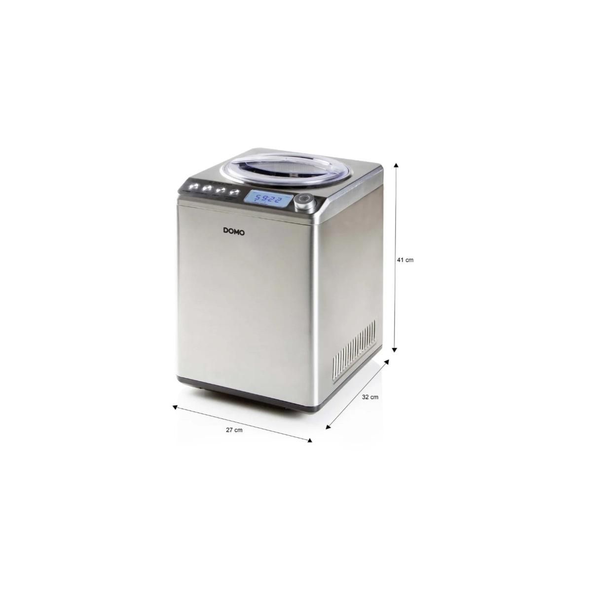 Domo Turbine à glace 2.5l 250w inox - DO9232I