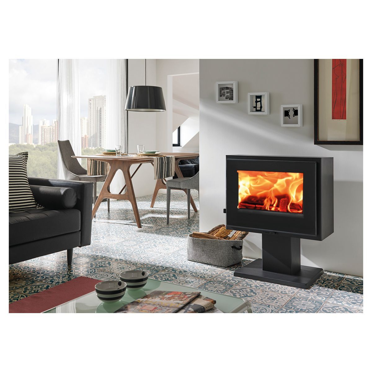 PANADERO Poêle à bois Verne Ecodesign 6,7 kW