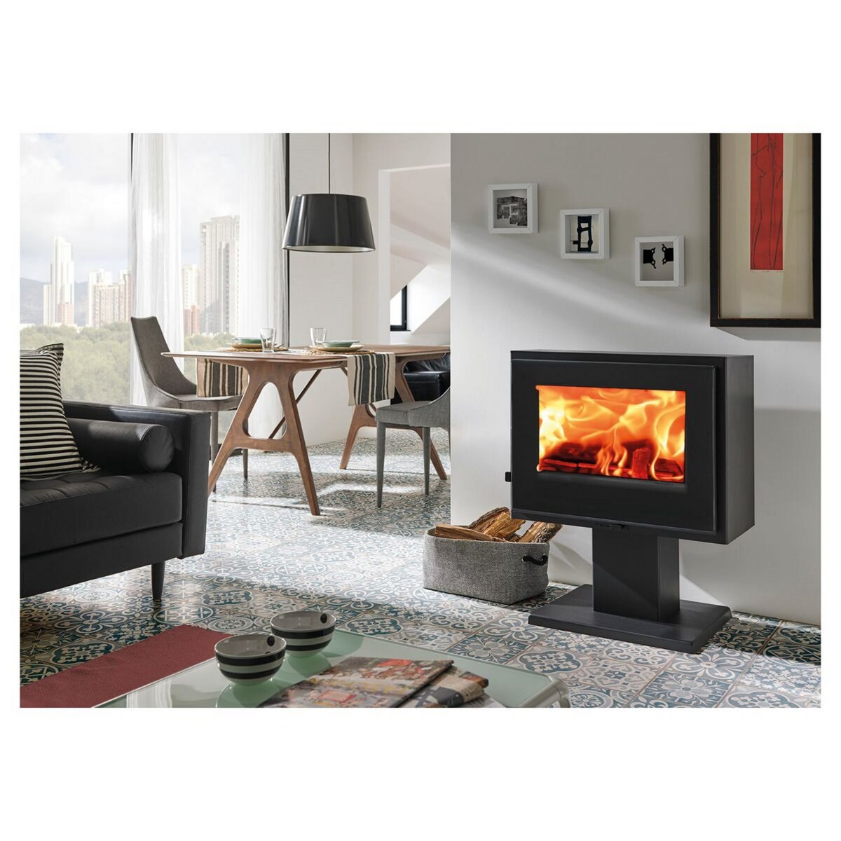 PANADERO Poêle à bois Verne Ecodesign 6,7 kW