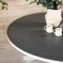Voir la diapositive 3 : Paris Prix Table de Jardin Ronde  Copacabana  140cm Gris