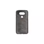 amahousse Coque souple LG G5 plastique noir aspect brossé translucide