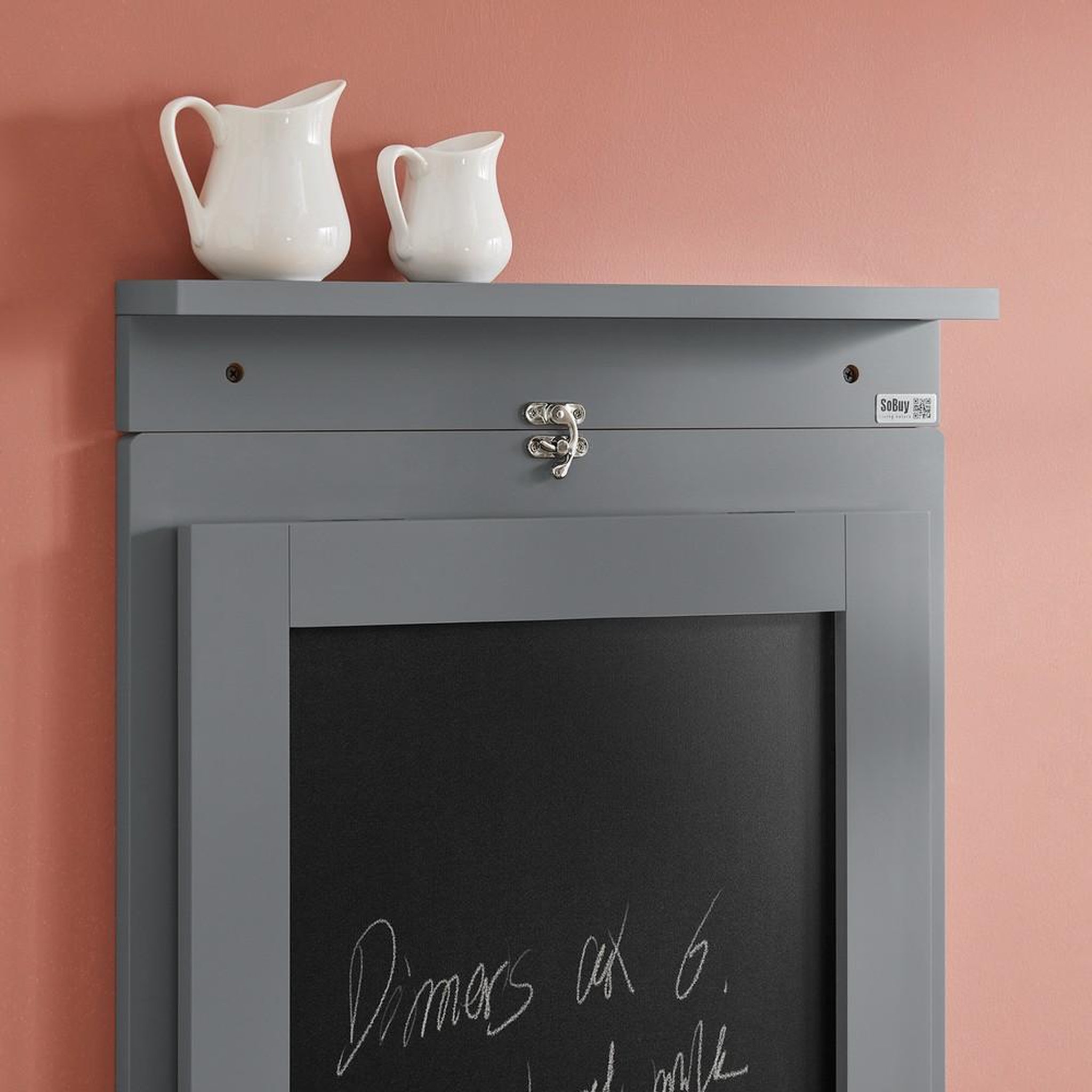Voir la diapositive 4 : SOBUY SoBuy - Table murale pliante à une porte - Fonctionnel - FWT20