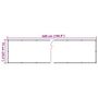Voir la diapositive 6 : VIDAXL Ecran de balcon Anthracite 75x500 cm Tissu Oxford