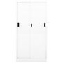 Voir la diapositive 4 : VIDAXL Armoire de bureau et porte coulissante Blanc 90x40x180 cm Acier