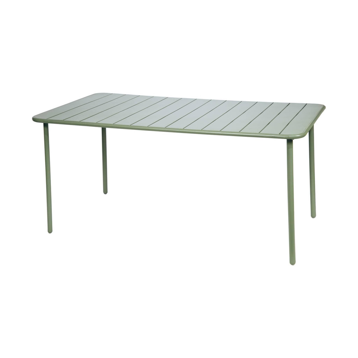 SWEEEK Table de jardin métal 6-8 places, Amelia 160x90xH72.5cm