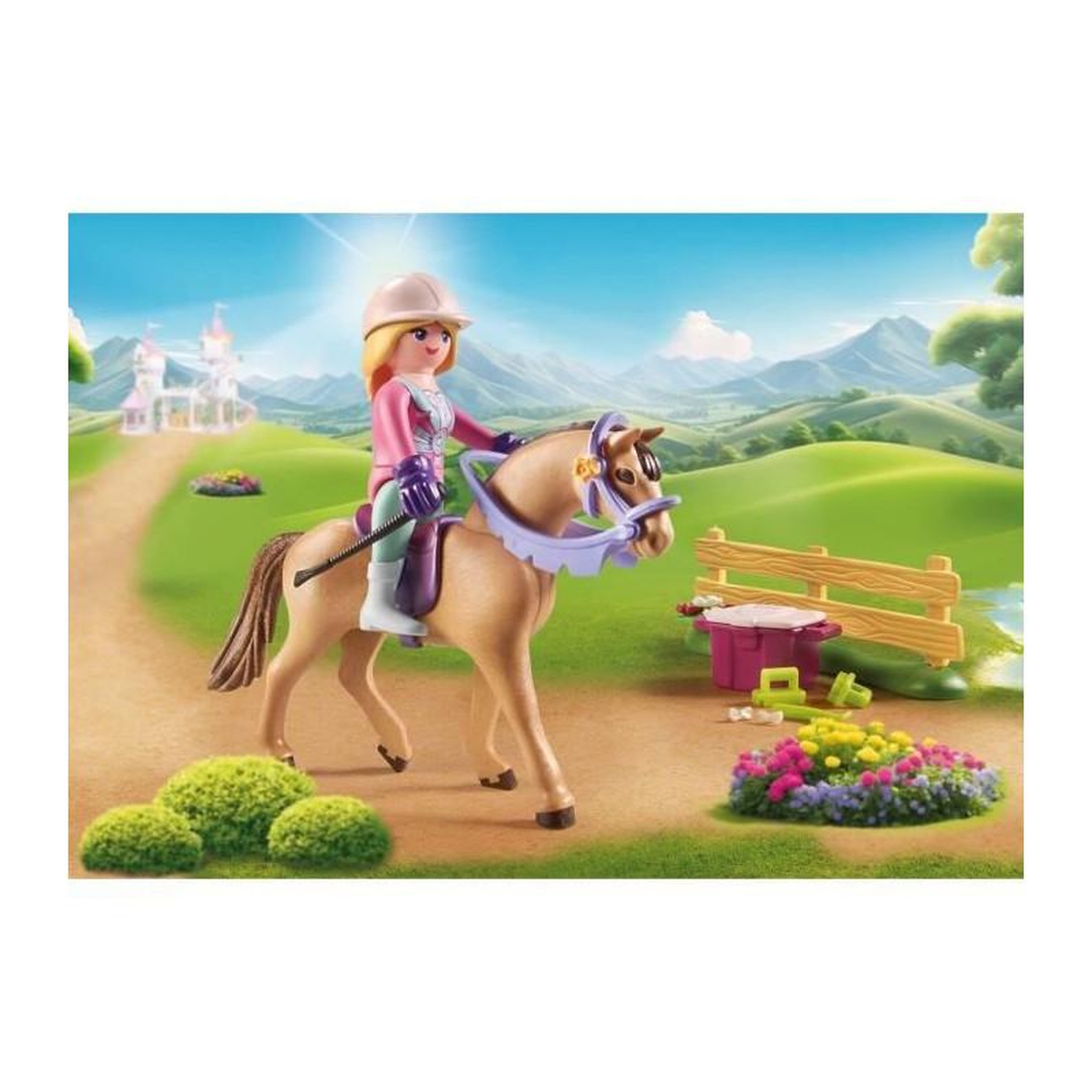 Voir la diapositive 3 : PLAYMOBIL PLAYMOBIL 71801 Princesse cavaliere avec cheval