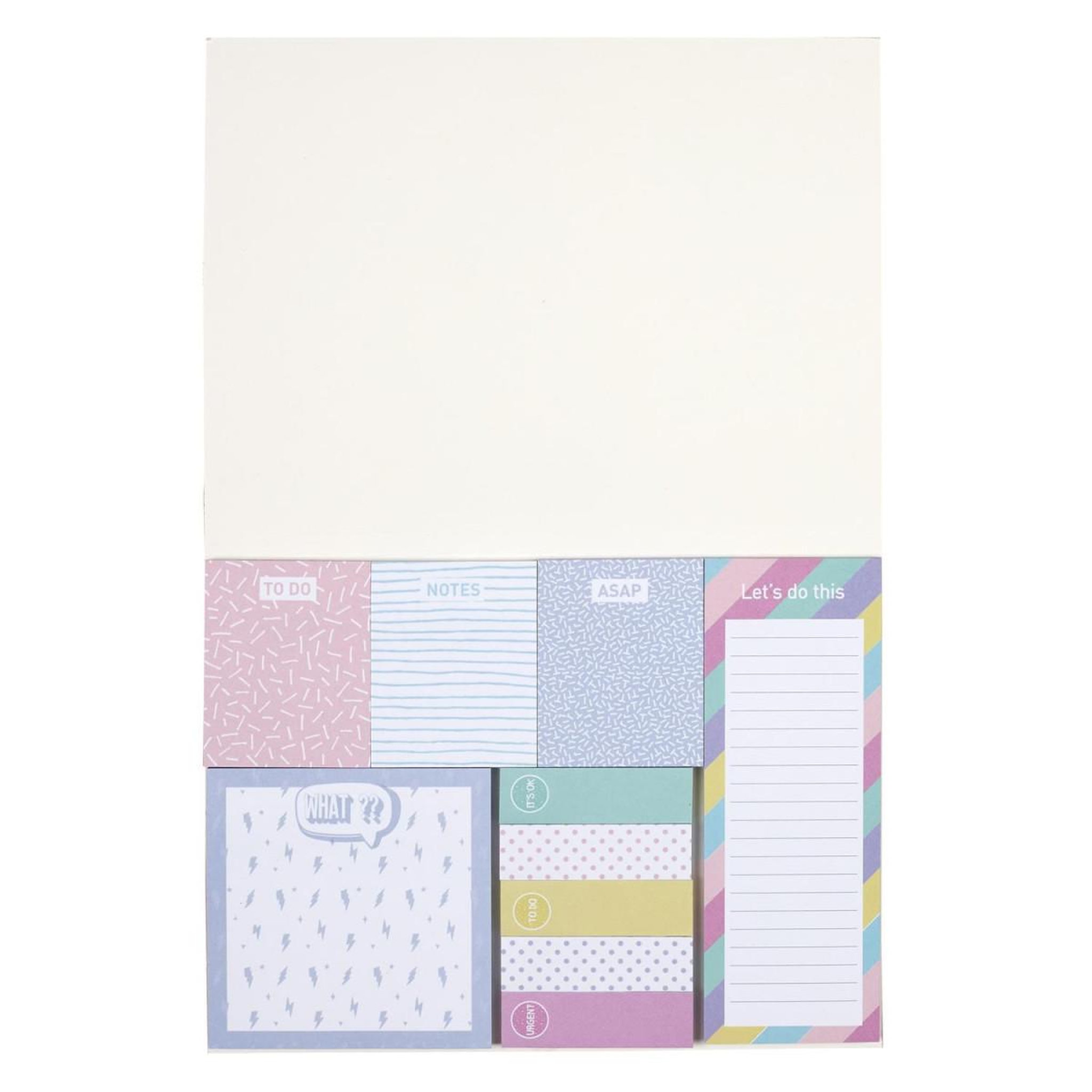Voir la diapositive 2 : The concept Factory Planche de notes adhésives  pop  18cm multicolore