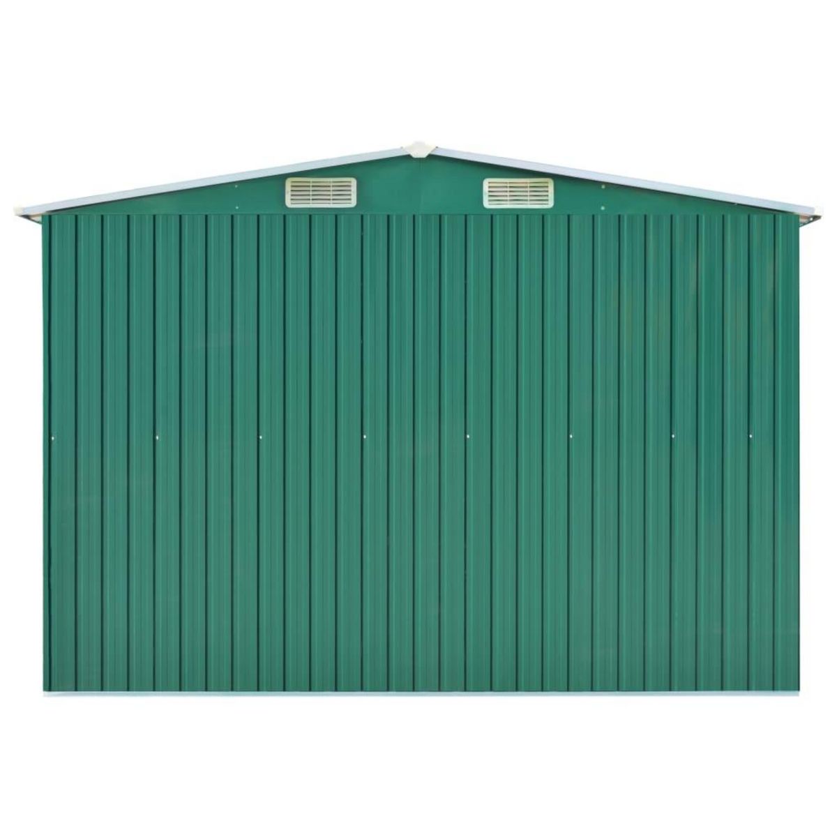 VIDAXL Abri de jardin Vert 257x990x181 cm Acier galvanise
