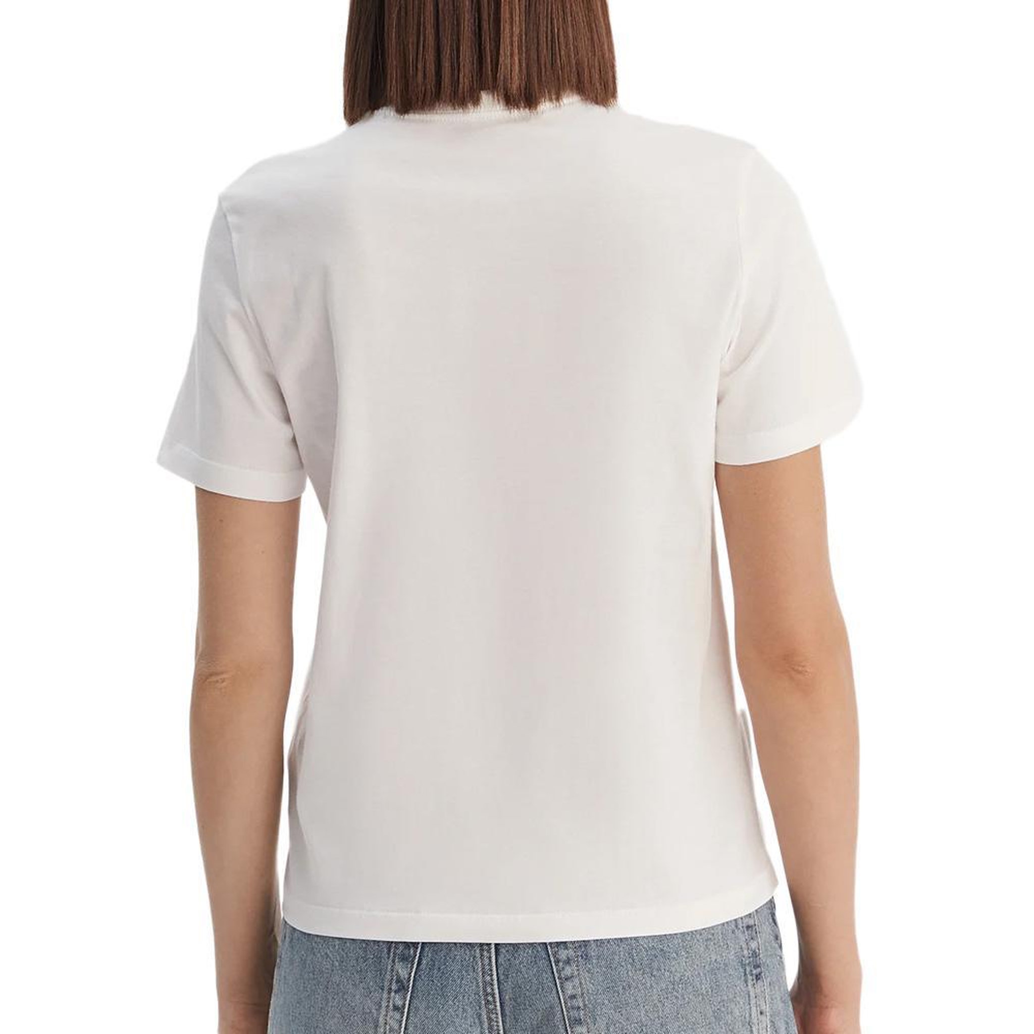 Voir la diapositive 2 : CALVIN KLEIN JEANS T-Shirt Blanc Femme Calvin Klein Jeans Monog
