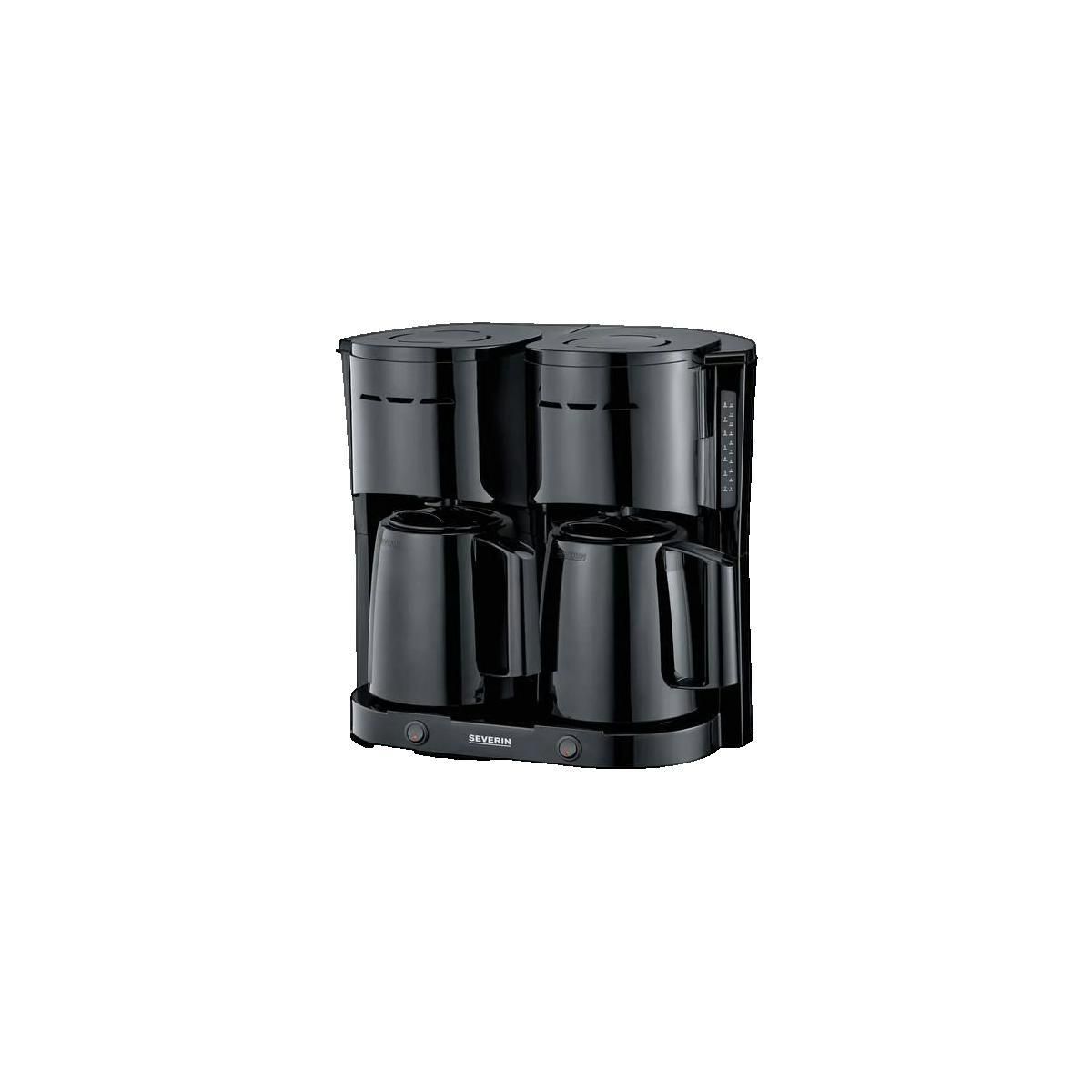 SEVERIN Cafetière Severin filtre 16 tasses avec deux jattes thermiques