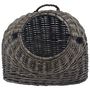 Voir la diapositive 4 : VIDAXL Cage de transport pour chats Gris 45x35x35 cm Saule naturel