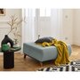 Voir la diapositive 1 : BEST MOBILIER Cristal - pouf modulable - 95 cm - en velours côtelé