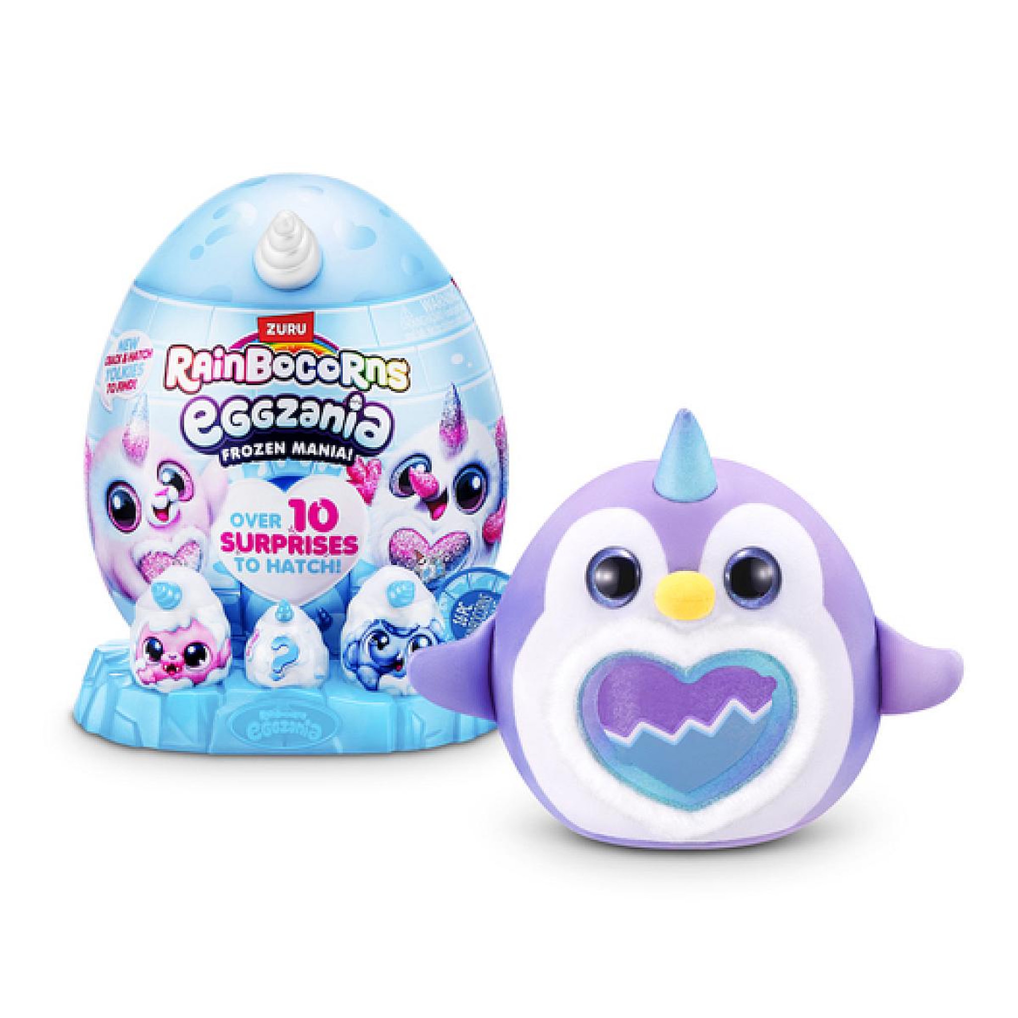 Voir la diapositive 3 : ZURU Rainbocorns Eggzania Frozencorn Mania asst