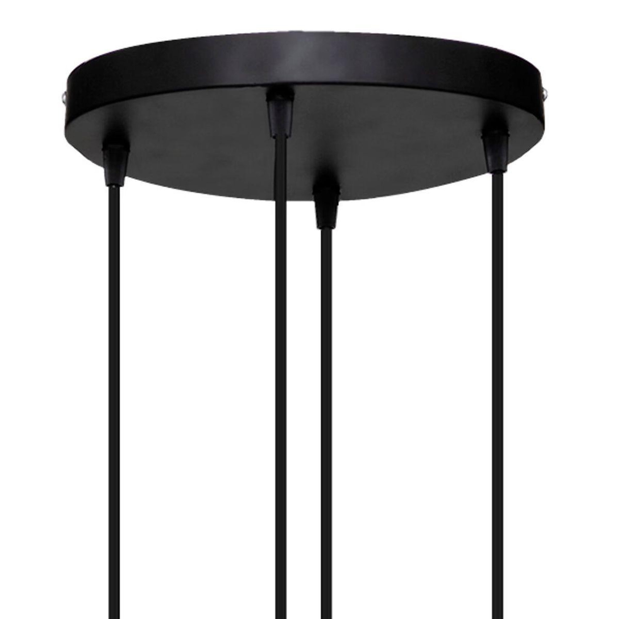 Voir la diapositive 3 : ATMOSPHERA Lampe suspension 4 têtes  alak  80cm noir
