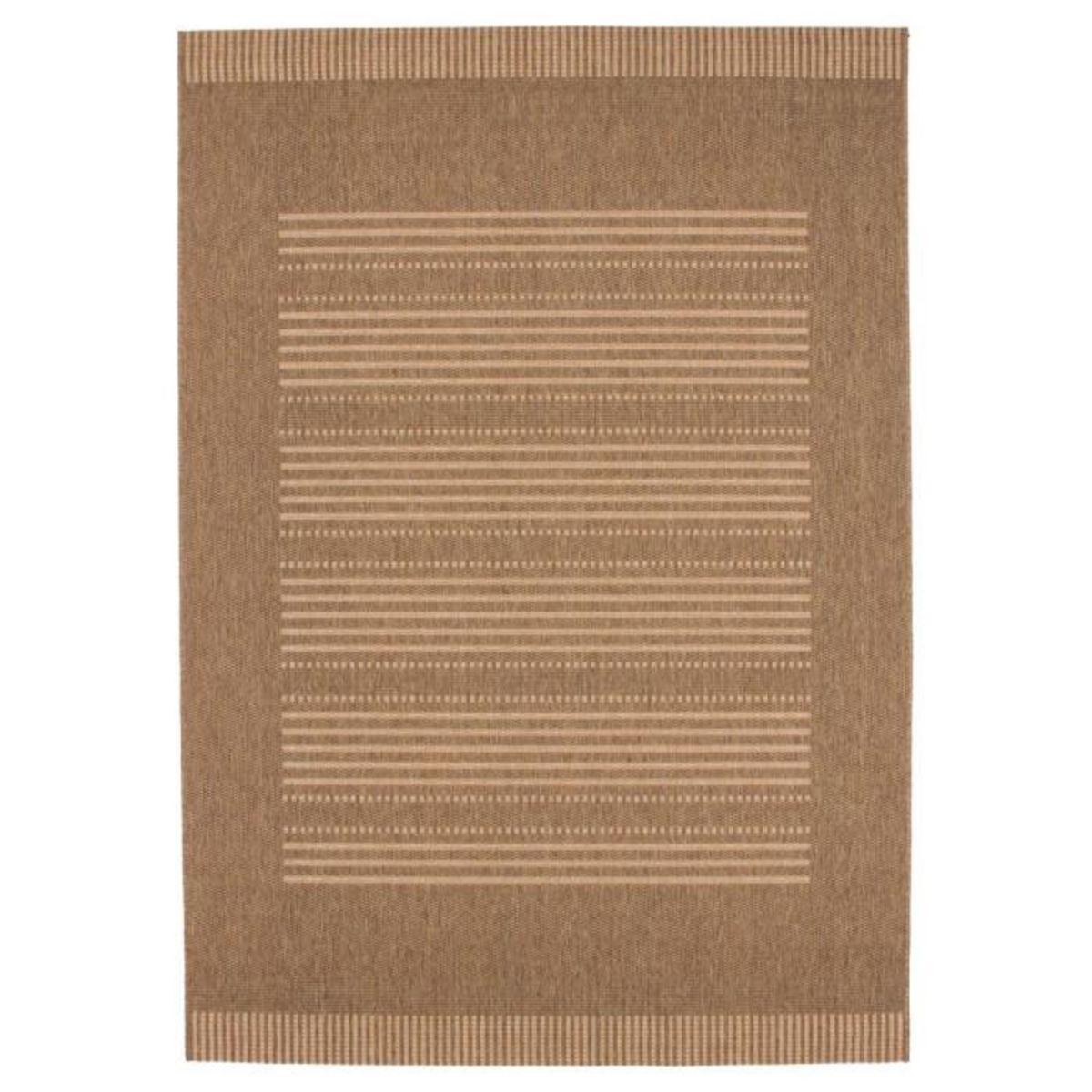 Paris Prix Tapis Imprimé Rayé  Stockholm  Marron Café