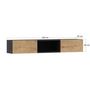Voir la diapositive 5 : BEST MOBILIER Felicia - étagère suspendue - 120 cm