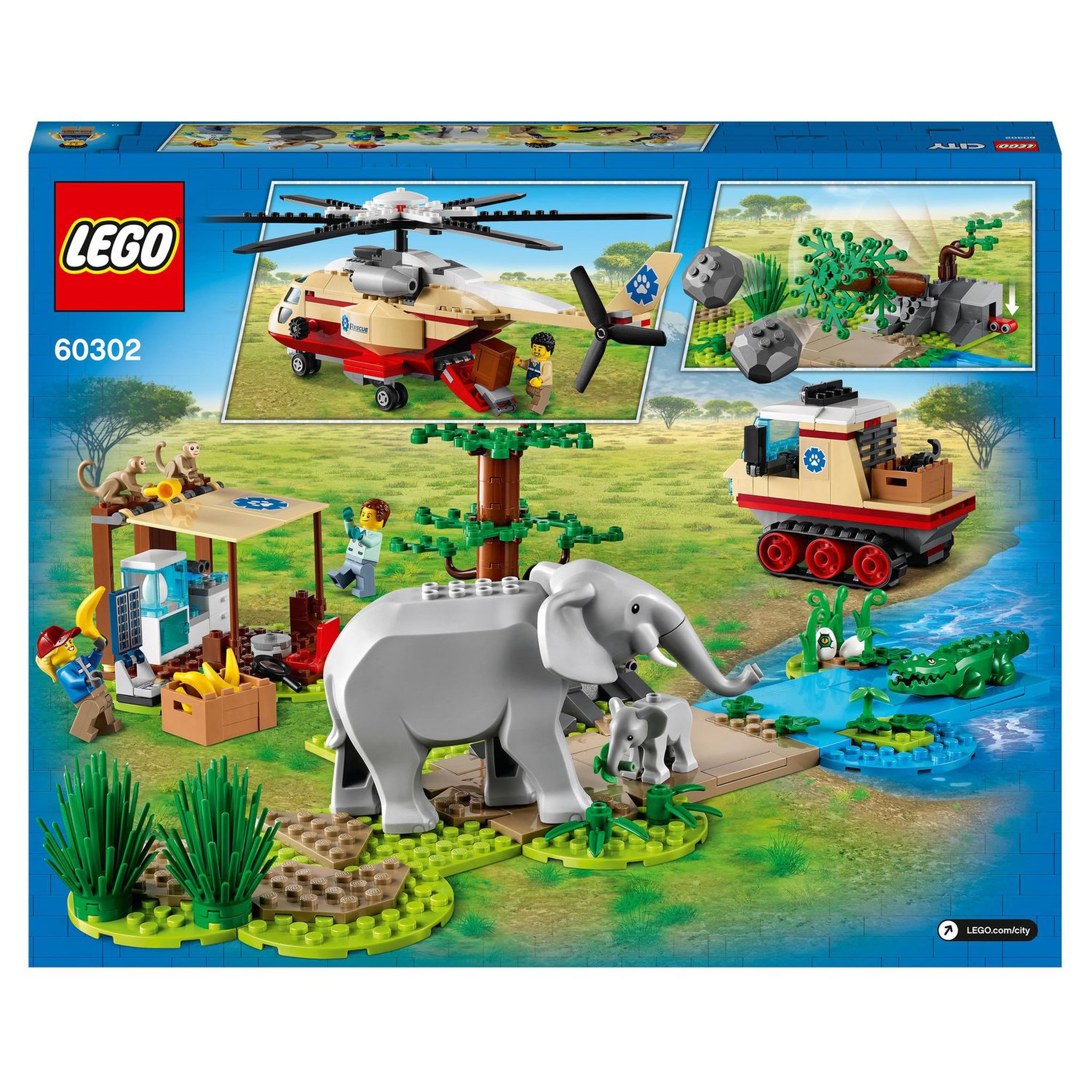 Voir la diapositive 8 : LEGO City Wildlife 60302 L'opération de sauvetage des animaux sauvages dès 6 ans
