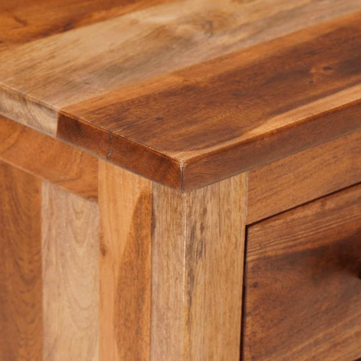 VIDAXL Meuble TV 110x30x40 cm Bois solide