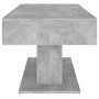 Voir la diapositive 5 : VIDAXL Table basse gris beton 96x50x45 cm bois d'ingenierie