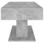 Voir la diapositive 5 : VIDAXL Table basse gris beton 96x50x45 cm bois d'ingenierie