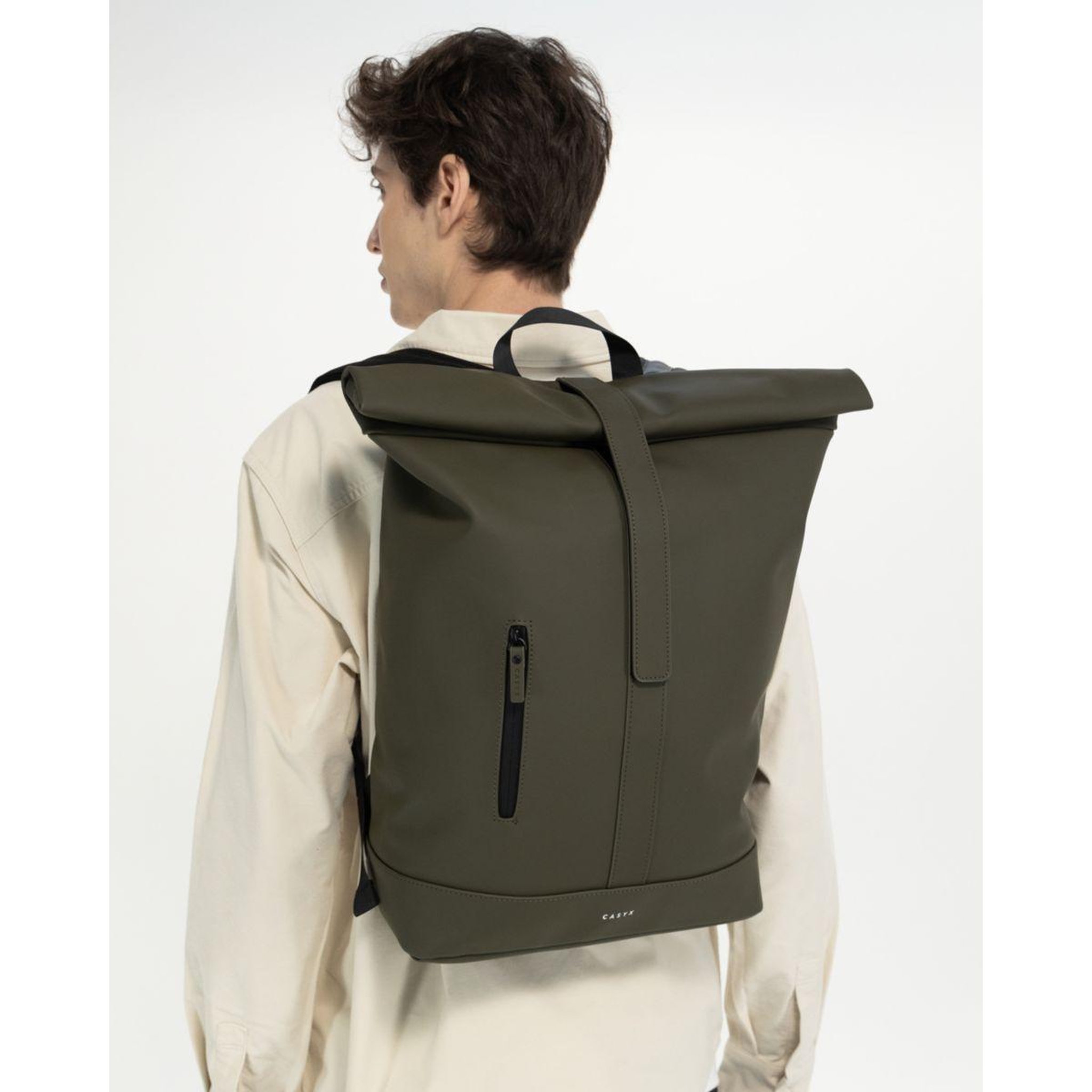 Voir la diapositive 4 : CASYX Sac à dos Modèle TORNADO Large Rainforest green