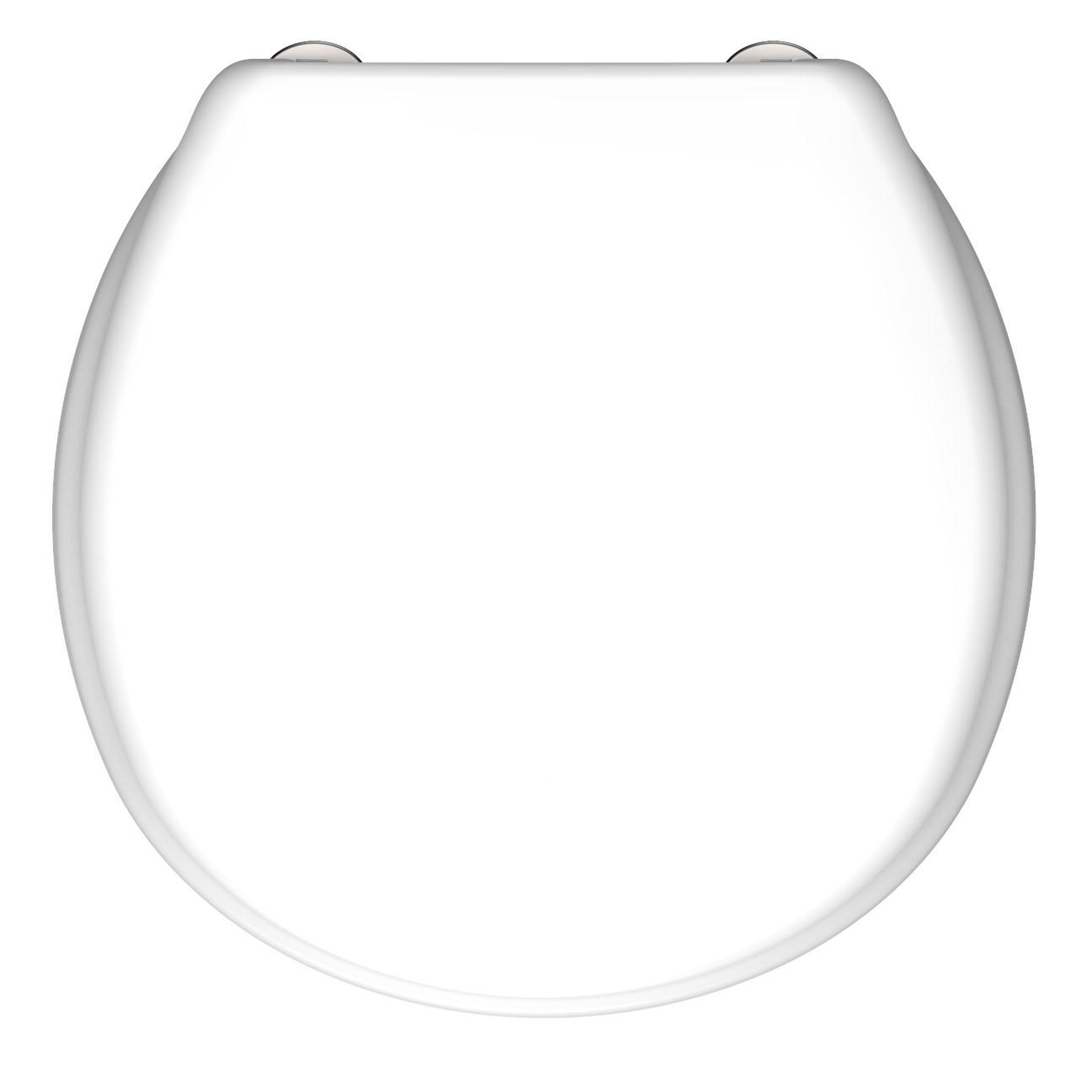 CENTRALE BRICO Abattant WC WHITE en Duroplast - blanc