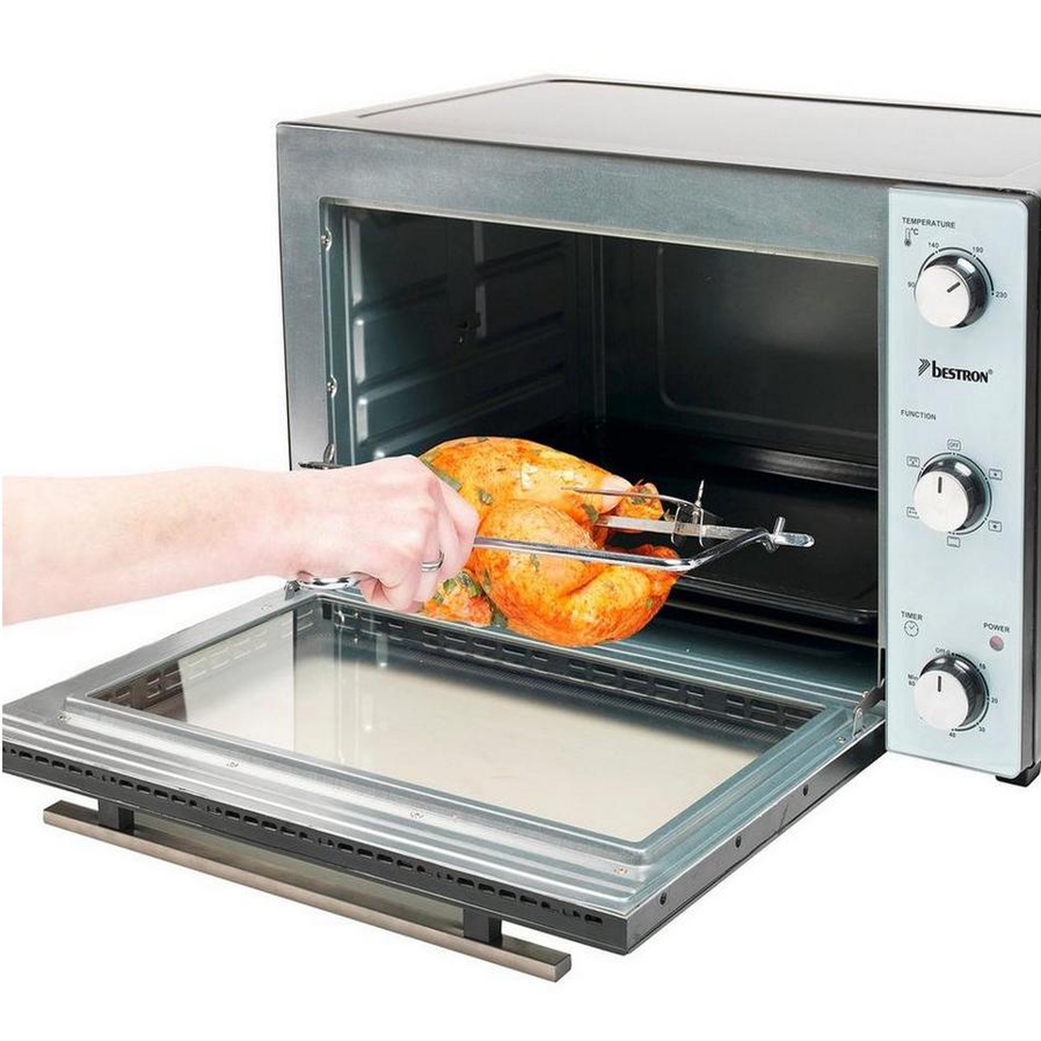 Voir la diapositive 4 : Bestron Four grill 55l 2000w noir/inox - aov55