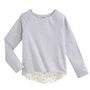 Voir la diapositive 1 : IN EXTENSO Tee-shirt 2 en 1 Fille