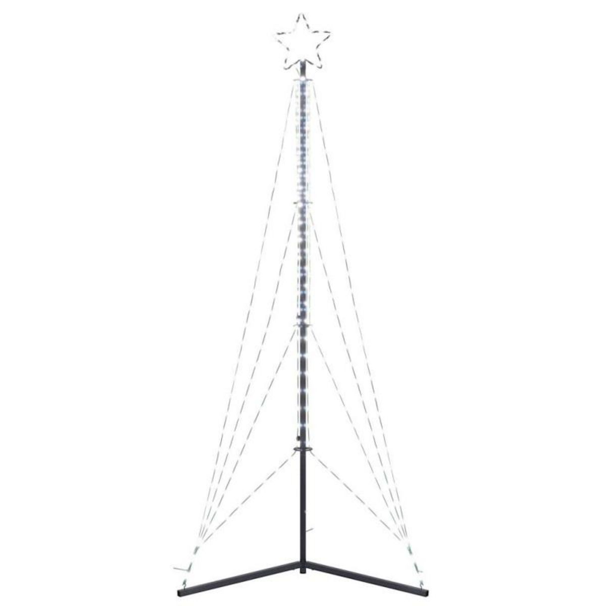 VIDAXL Guirlande de sapin de Noël 483 LED blanc froid 240 cm