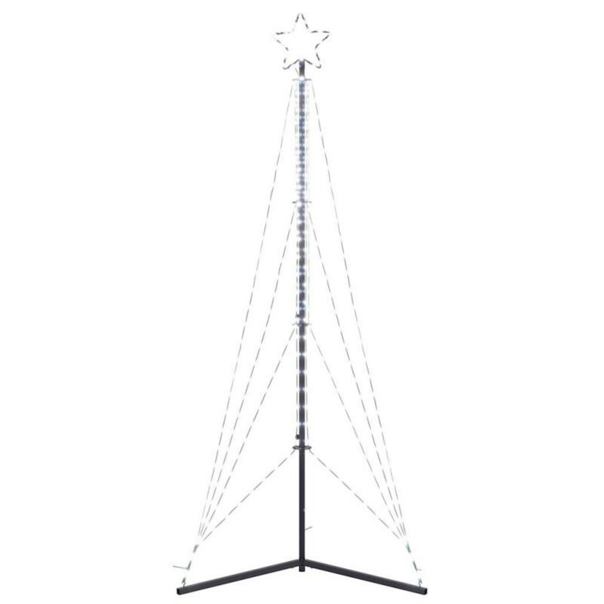 VIDAXL Guirlande de sapin de Noël 483 LED blanc froid 240 cm