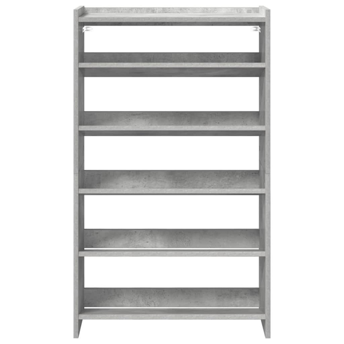 VIDAXL Etagere a chaussures gris beton 60x25x81 cm bois d'ingenierie