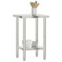 Voir la diapositive 4 : VIDAXL Table de travail de cuisine 55x55x85 cm acier inoxydable