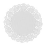 Paris Prix Lot de 20 Napperons  Lily Cook  21cm Blanc
