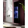 Voir la diapositive 1 : Paris Prix Vitrine LED Murale Design  Fly III  170cm Noir
