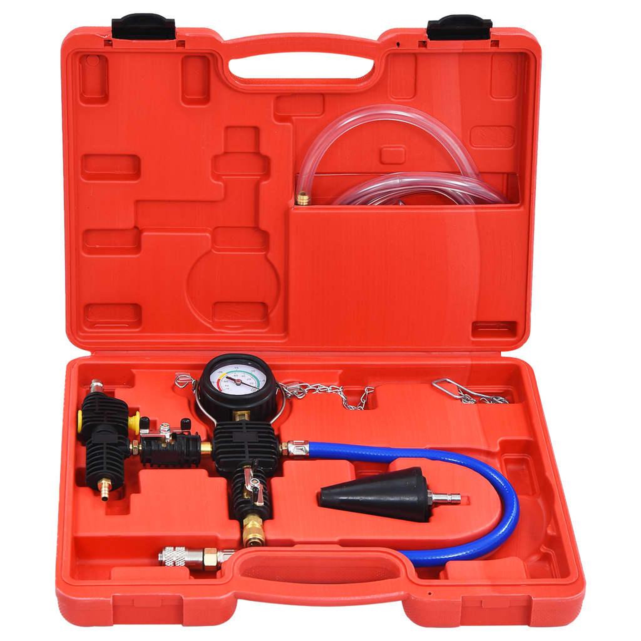 Voir la diapositive 2 : VIDAXL Kit de vidange et de remplissage de systeme de refroidissement