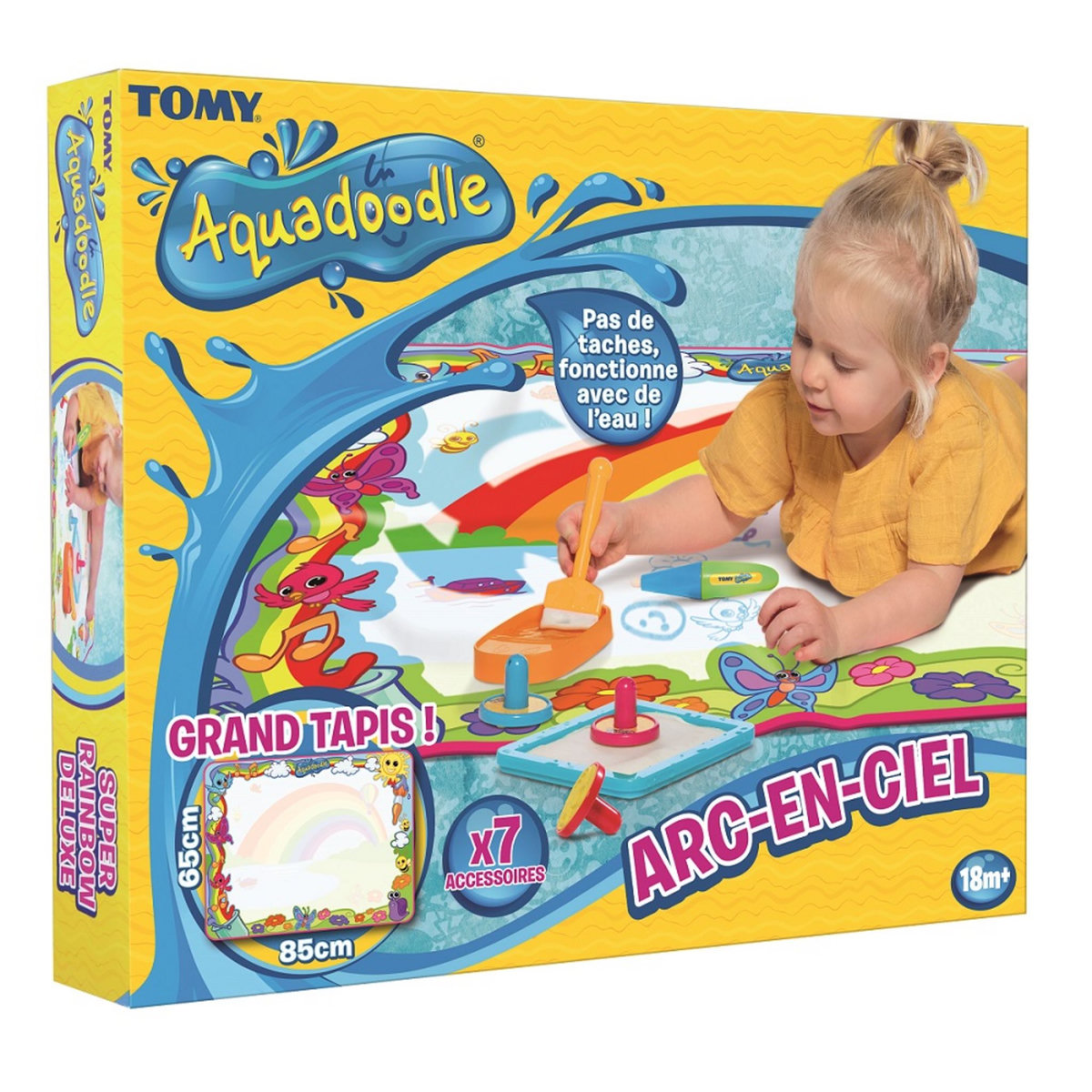 TOMY Grand tapis Aquadoodle Arc-en-ciel