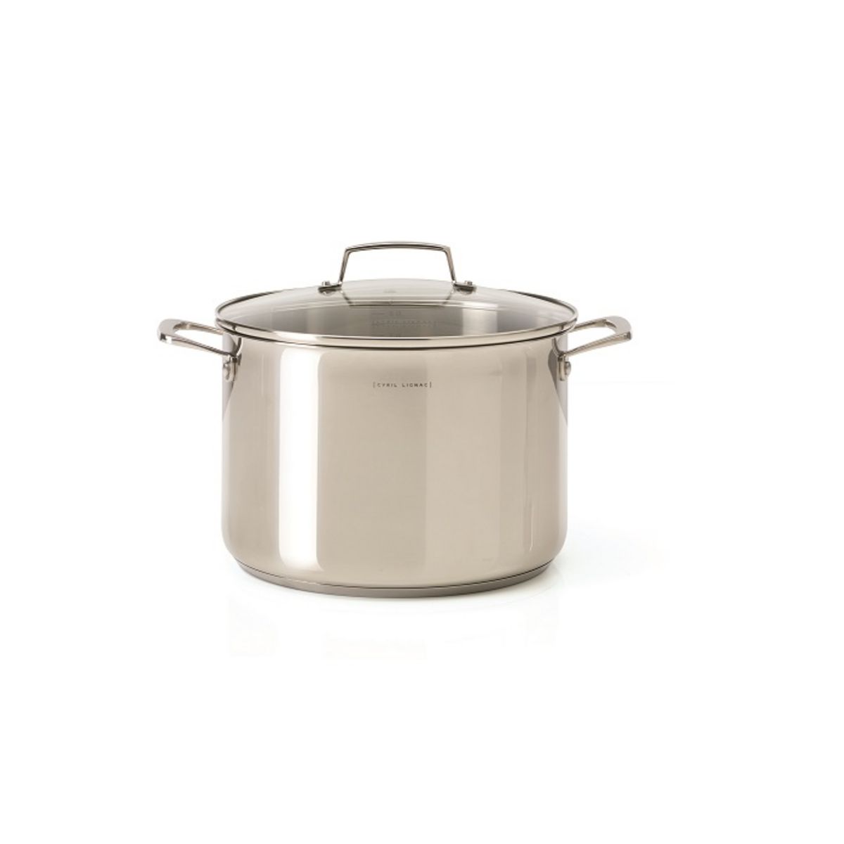 Marmite induction + couvercle 26 cm Inox CYRIL LIGNAC 