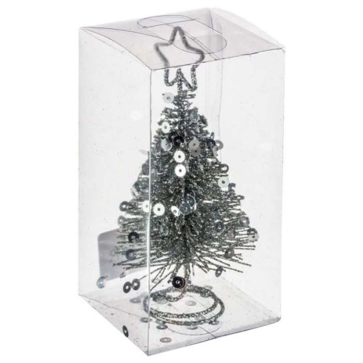 FEERIC LIGHT & CHRISTMAS Cavalier de Table Sapin  Colorama  10cm Argent