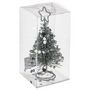 Voir la diapositive 2 : FEERIC LIGHT & CHRISTMAS Cavalier de Table Sapin  Colorama  10cm Argent