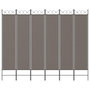 Voir la diapositive 3 : VIDAXL Cloison de separation 6 panneaux Anthracite 240x200 cm Tissu