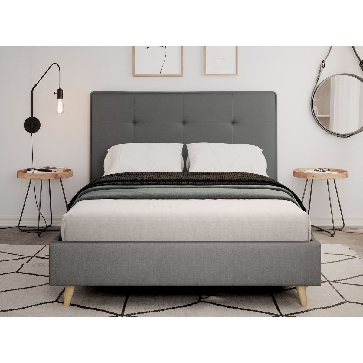 Tête de lit 165cm tissu FUSETA