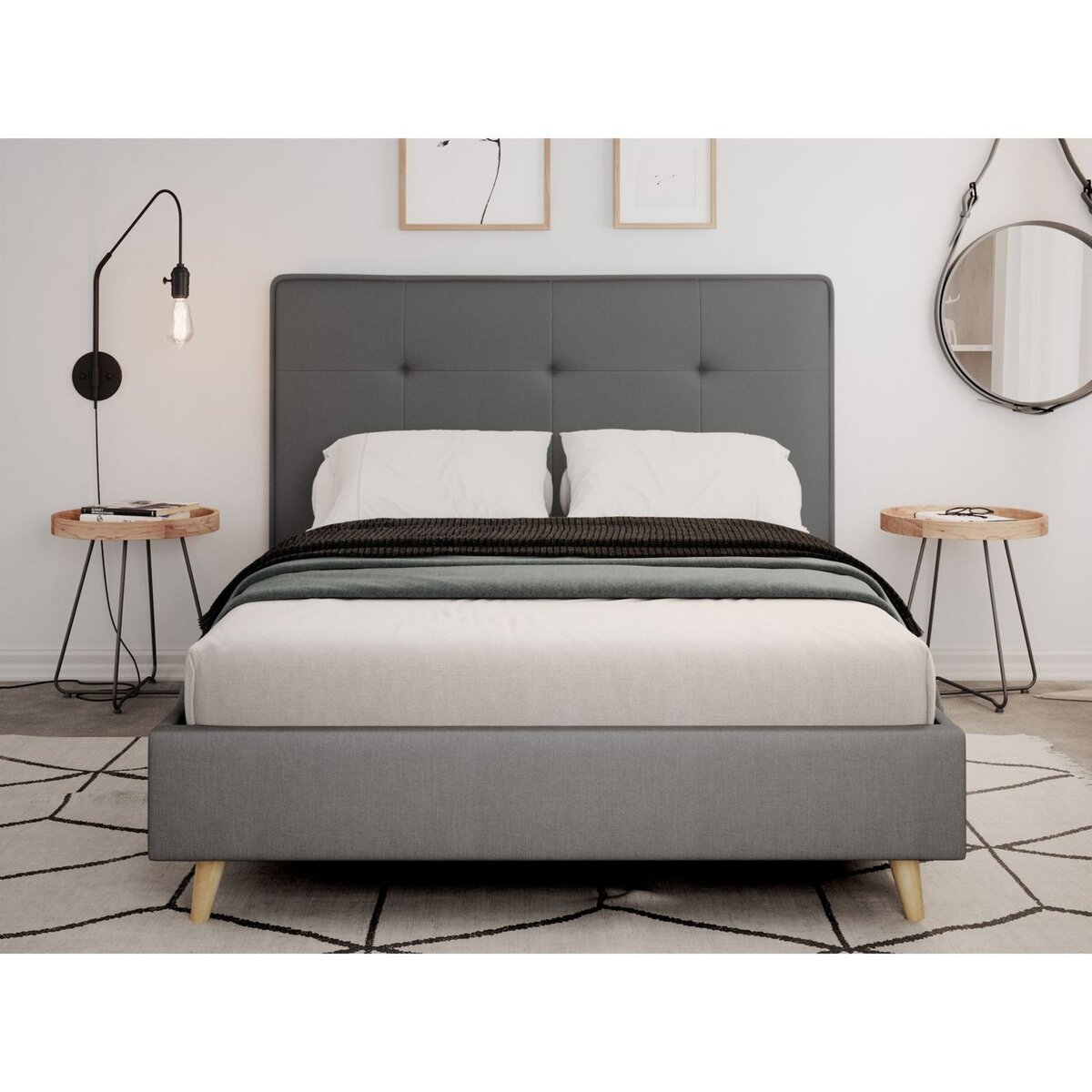 Tête de lit 165cm tissu FUSETA