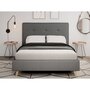 Voir la diapositive 4 : Tête de lit 165cm tissu FUSETA