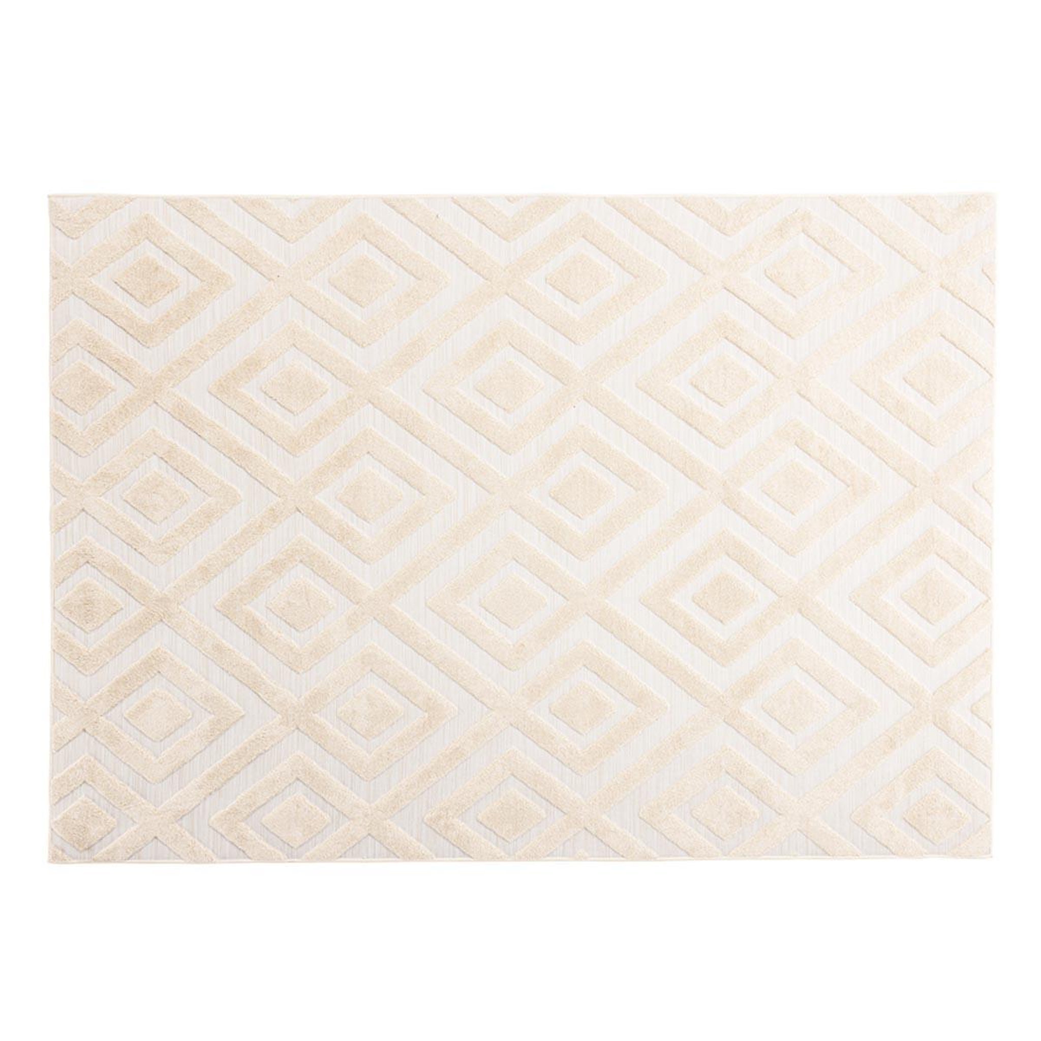 Paris Prix Tapis shaggy déco  pia  200x290cm beige