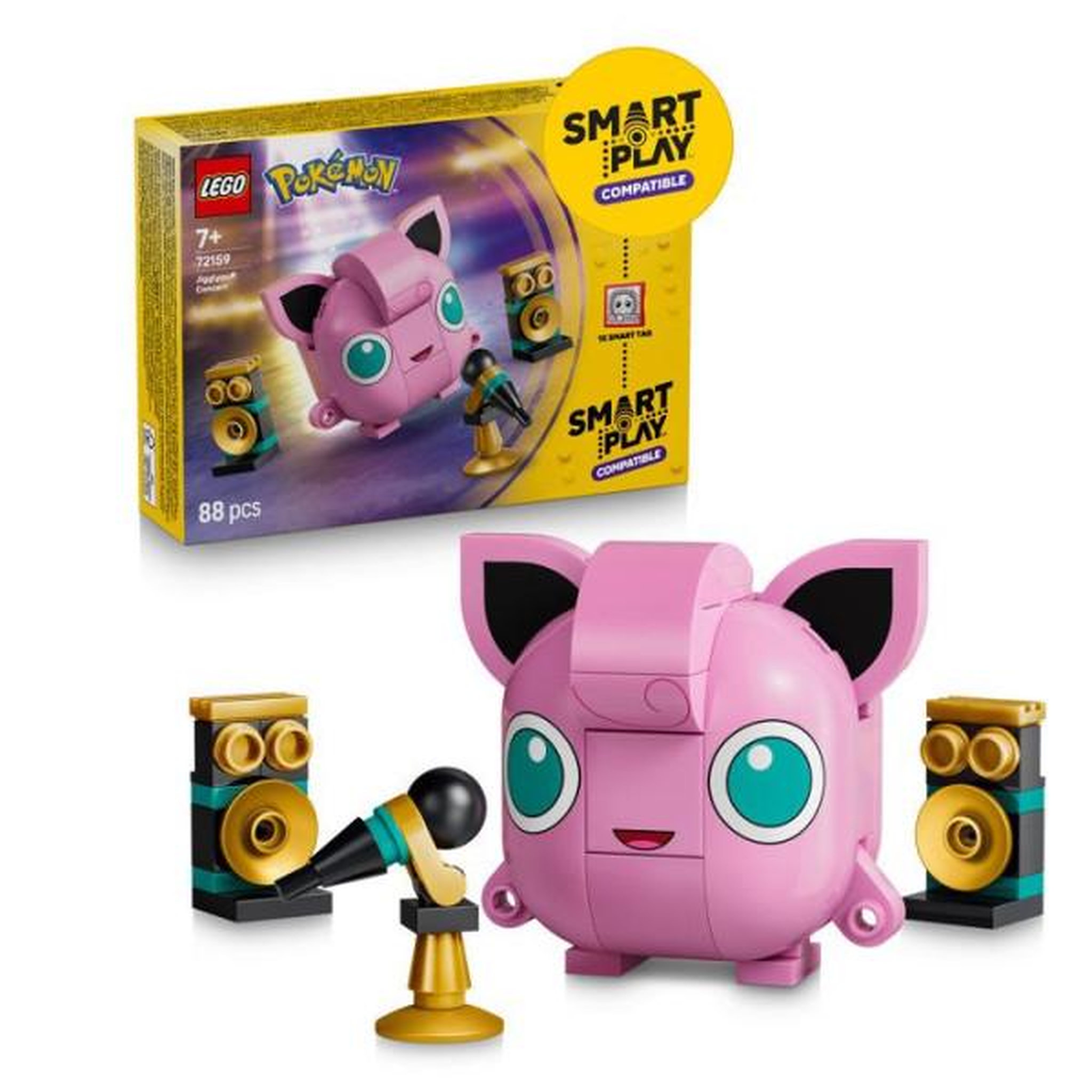 LEGO LEGO Pokémon 72159 - Set de construction compatible SMART Play™ - Rondoudou, Concert - Des 7 ans