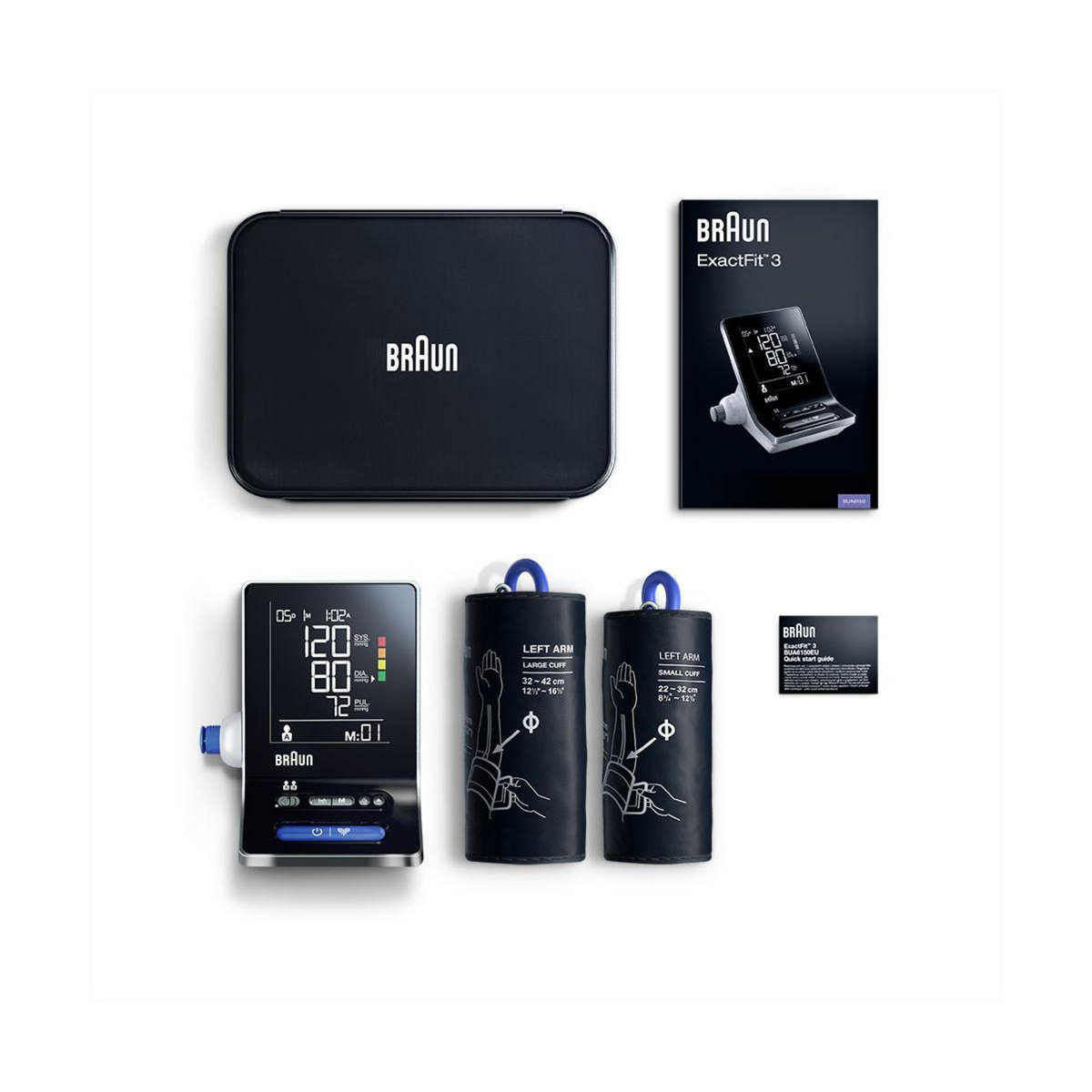 BRAUN Tensiomètre Exactfit 3 bras BUA6150